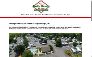 King's Holly Haven Rv Park website