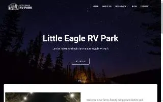 Little Eagle Rv Park website