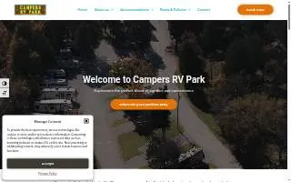 Camper's Rv Park website