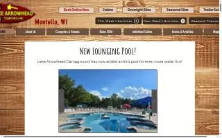Lake Arrowhead Campground website
