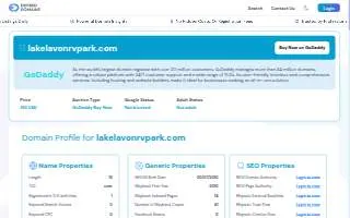 Lake Lavon Rv Park website
