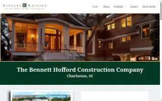 The Bennett Hofford Construction Company website