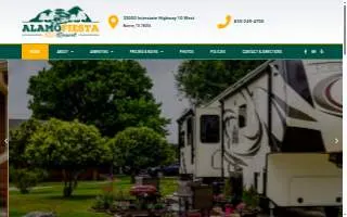 Alamo Fiesta Rv Resort website