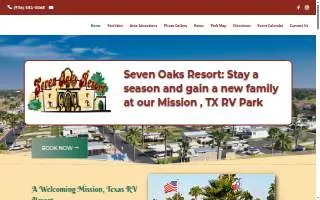 Seven Oaks Rv Park website