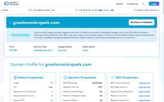 Granite Rock Rv Park