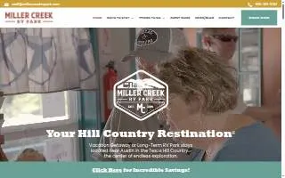 Miller Creek Rv Resort website