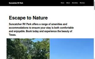 Suncatcher Rv Park website