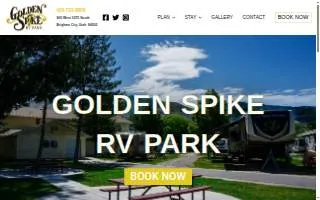 Golden Spike Rv Park website