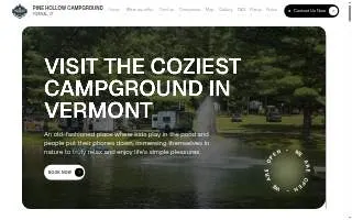 Pine Hollow Campground website
