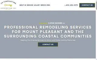 CK Contracting, LLC of Mt Pleasant website