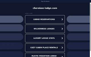 Cherokee Lodge