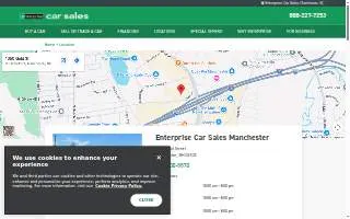Enterprise Car Sales of Manchester website