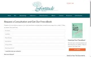 Fortitude CPA PLLC website