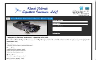 Rhonda Holbrook Signature Insurance