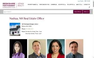 Berkshire Hathaway HomeServices Verani Realty of Nashua website