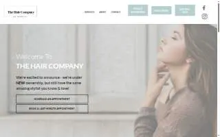 The Hair Company of Nashua website