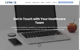 Lyphos Family Health website