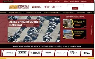 Powell Stone & Gravel of Nashua website