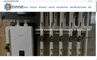 Dane Heating and Cooling website