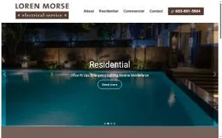 Loren Morse Electrical Service of Nashua website