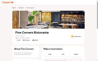 Five Corners Ristorante