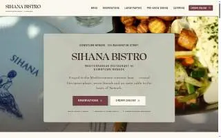 Sihana Bistro website