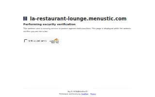 LA Restaurant & Lounge website