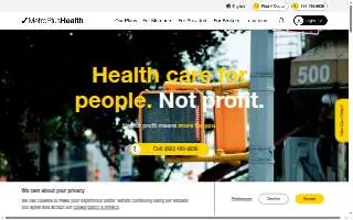MetroPlus Insurance Agency website