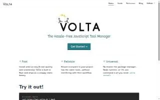 Volta Invention Services website
