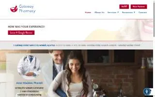 Gateway Pharmacy of Newark website