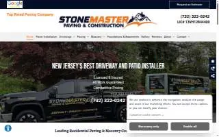 Stone Master Paving & Construction Corp. of Newark website