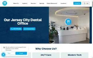 Woo Dental - Jersey City website