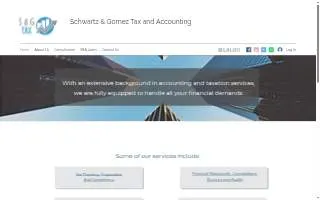 Schwartz & Gomez Tax and Accounting website