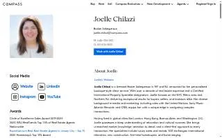 Joelle Chilazi, Compass Hoboken & Jersey City Luxury Realtor website