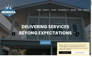 Mendoza Construction Corp website
