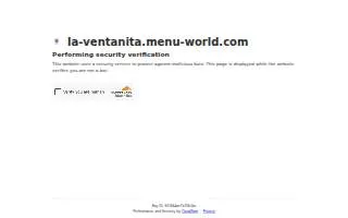 La Ventanita website