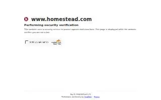 Homestead Plumbing & Heating Inc. website