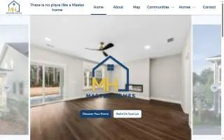 Master Homes website