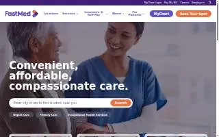 FastMed Primary Care of Fayetteville website