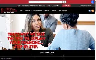 Yazz Auto Sales website