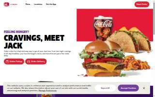 Jack's Happy Landing website