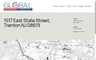 Global Construction Contractors Inc. website