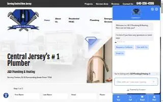 J & D Plumbing & Heating of Trenton website