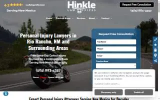 Hinkle Law Offices website