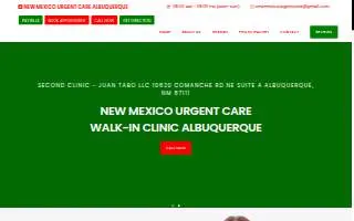New Mexico Urgent Care - Juan Tabo of Albuquerque website