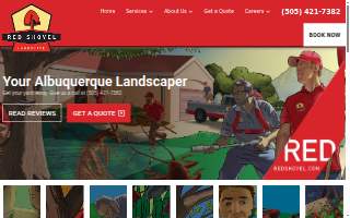 Red Shovel Landscape