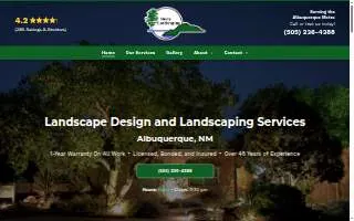 Shelly Landscaping website