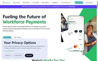 Branch Construction website