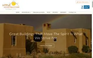 Apple Construction LLC. website