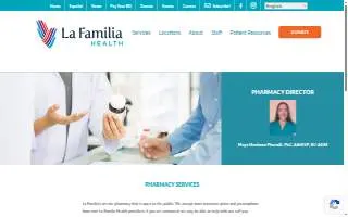 La Familia Health Pharmacy website